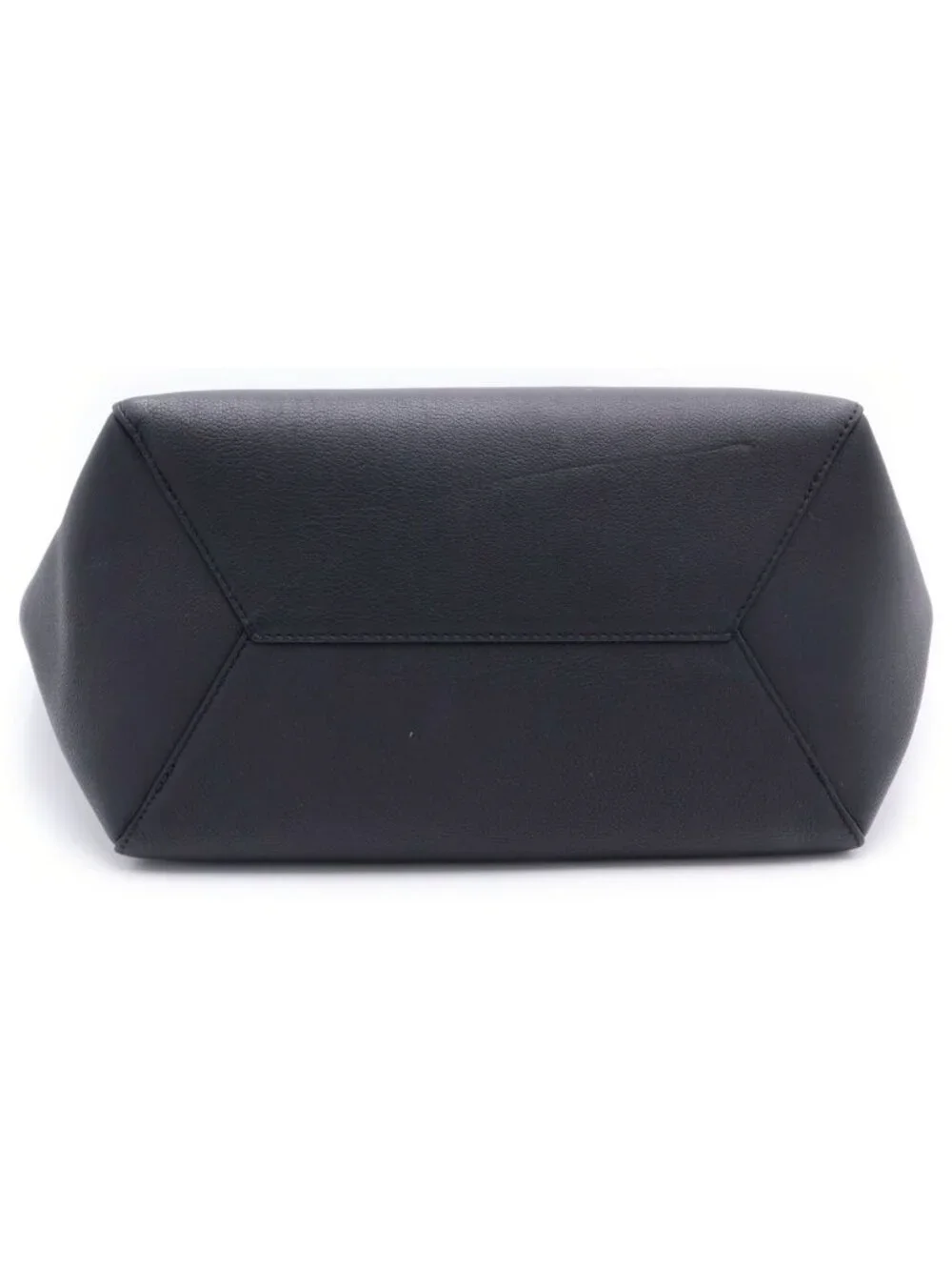 Louis Vuitton Lockme Cabas Tote Black Leather Silver